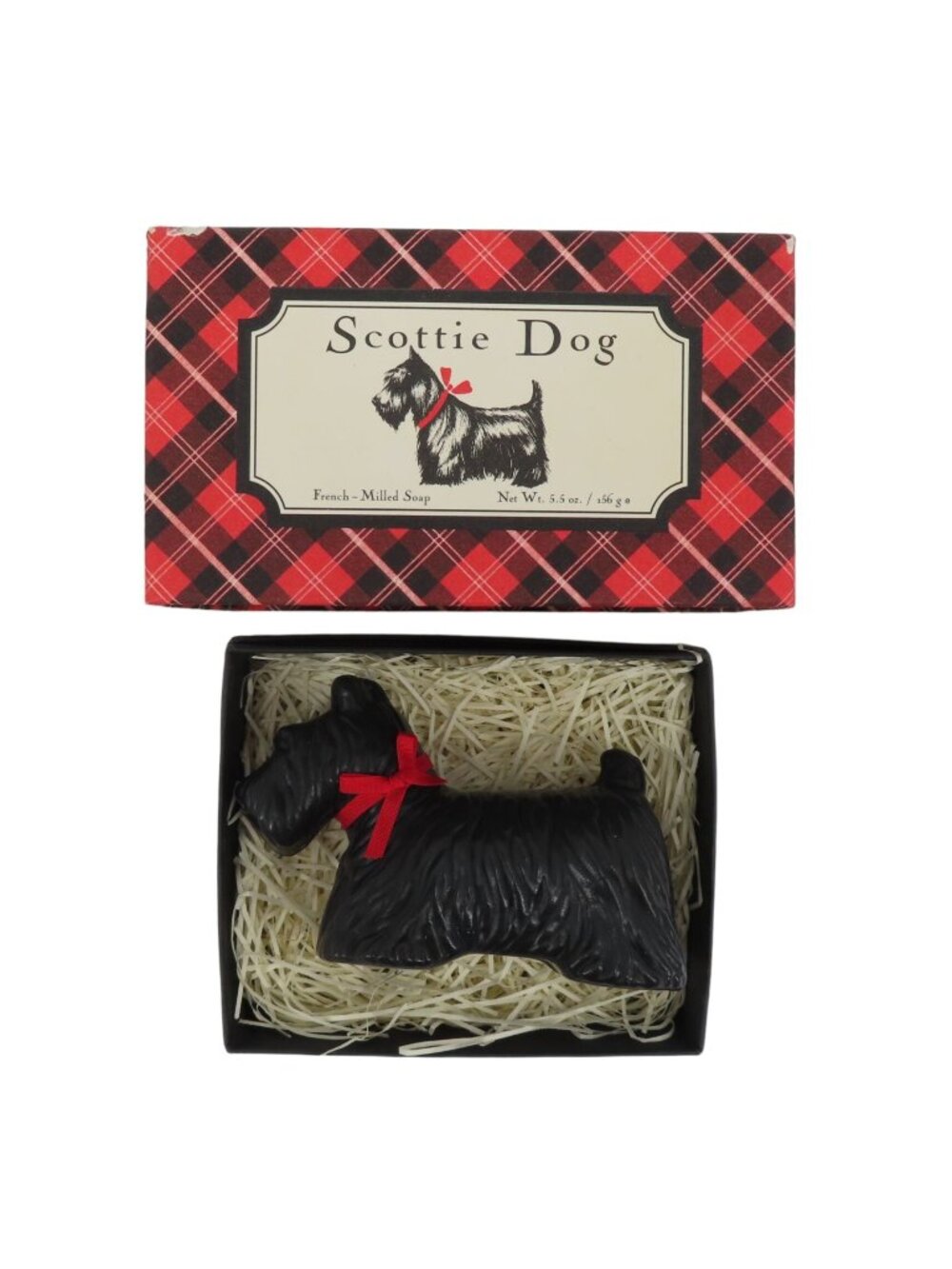 Gianna Rose Atelier Scottie Dog Fresh Linen French Milled Soap 3D Shaped 5.5 Oz